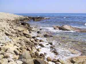 Low rocky coast