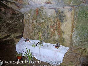 Altar of the  Attarico Crypt