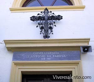 Ein Detail der " Sant'Antonio di Padova"-Kirche  