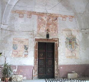 Die Fresken des  Castromediano-Palastes  