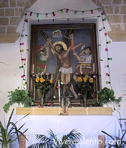 Der Altar  der "San Bartolo"-Kapelle 