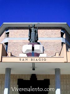 Die "San Biagio"-Statue  