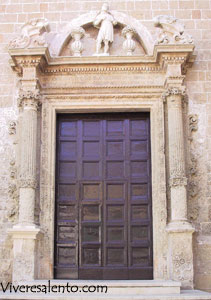 Portail de l'glise de Santa Maria delle Grazie 