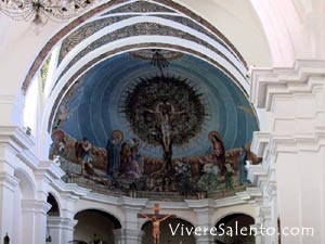 Der Innenraum der "Addolorata" - Kirche