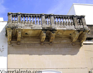 Balcon d'un Palais du XVIIIe sicle  