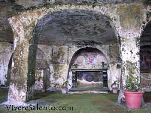 The crypt of Our Lady of the Caves