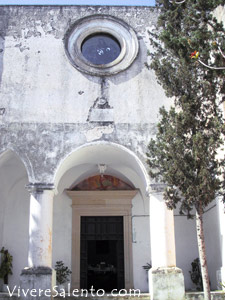 The entrance of the Church of Saint Mary of the Angels