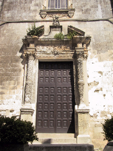 The portal of the Madonna delle Grazie's Church